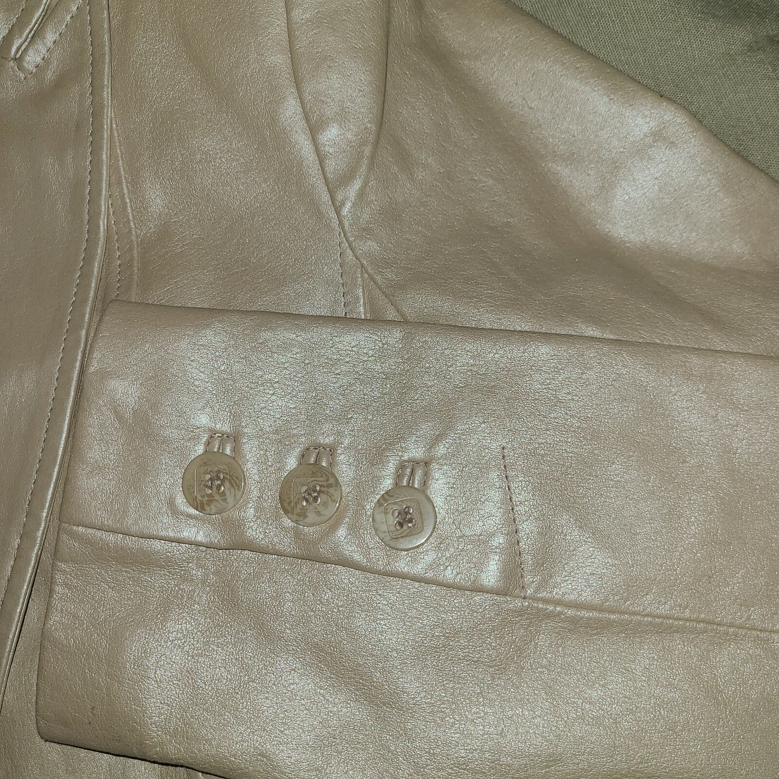 worthington outer shell leather jacket - image 3
