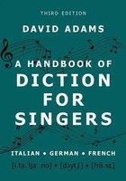 David Adams | A Handbook Of Diction For Singers | Taschenbuch | Englisch (2022)