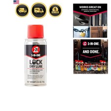 Lock Dry Lube, 2.5 OZ