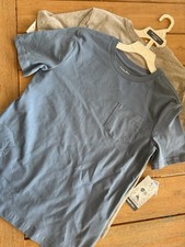 Tommy Bahama Kids 2 Shirts Size 7-8 NEW Gray  Blue