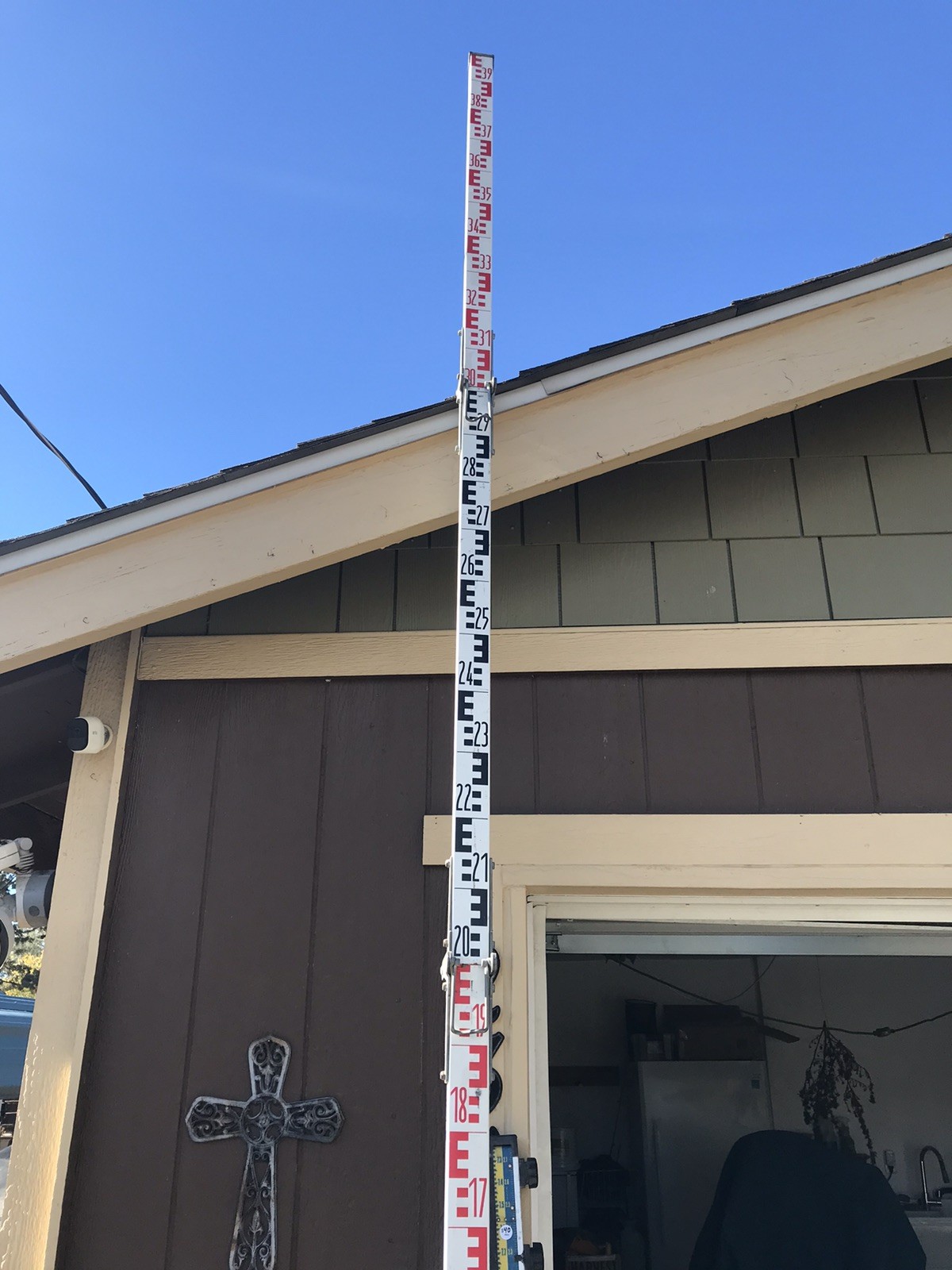 Vintage Carl Zeiss - 4 Meter Wooden Folding Digital/Optical/Stadia/Survey Rod