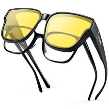 Fit Over Glasses Sunglasses for Women Men, Polarized UV Protection Oversized ...