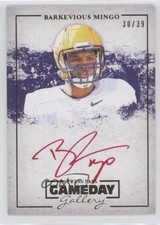 2013 Press Pass Gameday Gallery Gold 30/39 Barkevious Mingo #GG-BM Auto 0v1