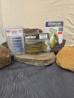 Creek Slayer Bundle: Keitech Easy Shiner, FishLab Bio-Gill & Rebel Creek...