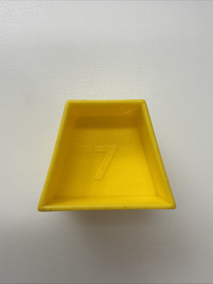 Tupperware Tupper Toy Shape-O Ball Sorter Replacement Yellow Shapes #7