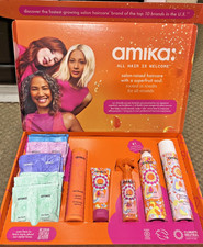 Amika Professional Haircare Sample Kit Standard Size. B Corp Certified, NEW