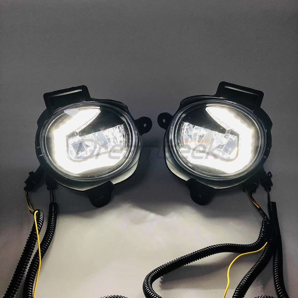 Faro antiniebla delantero LED para Toyota Hilux Vigo 2011 2012 2013 2014 con giro dinámico Foto 4 de 4