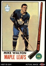 1969 Topps #50 Mike Walton Maple Leafs 6 - EX/MT