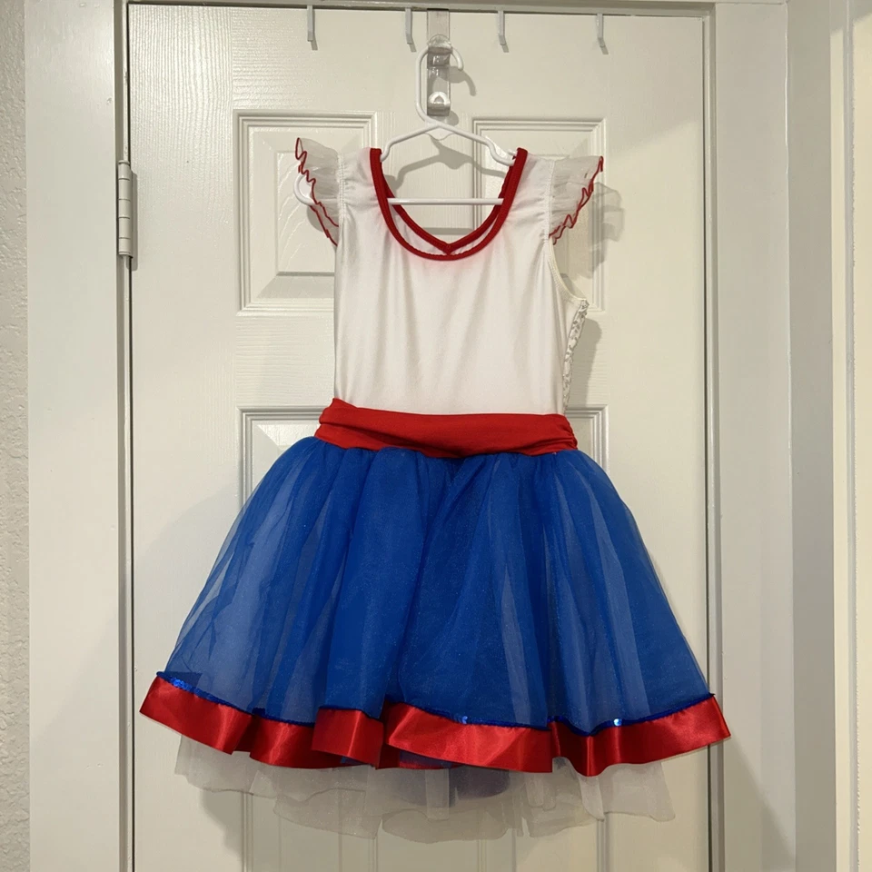 Disfraz de Baile Revolución Niño Grande Blancanieves Lentejuelas Tul Vestido Halloween Foto 2 de 4