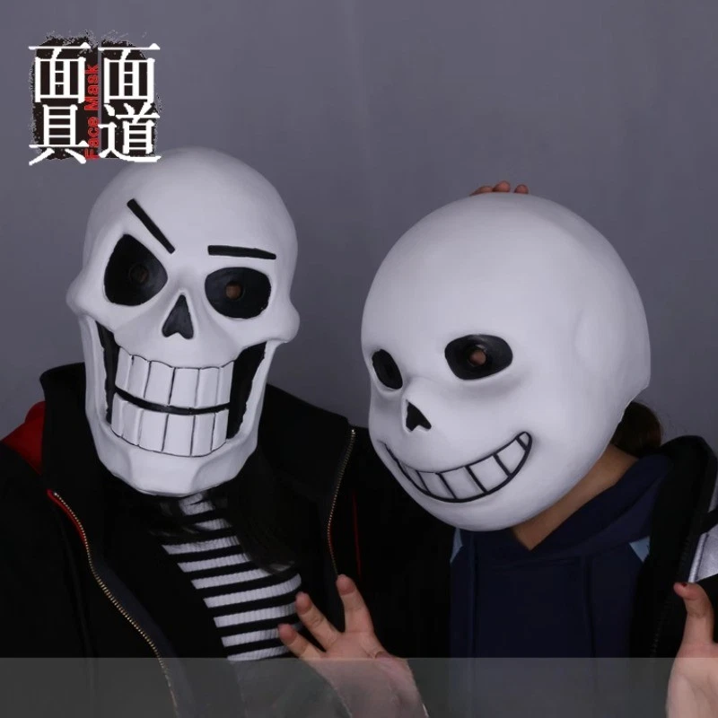 Undertale Sans Glowing Eye Mask LED Cosplay Costume Accessory Performance Party - Image 3 of 4