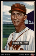 1951 Bowman #316 Duane Pillette Browns 2 - GOOD