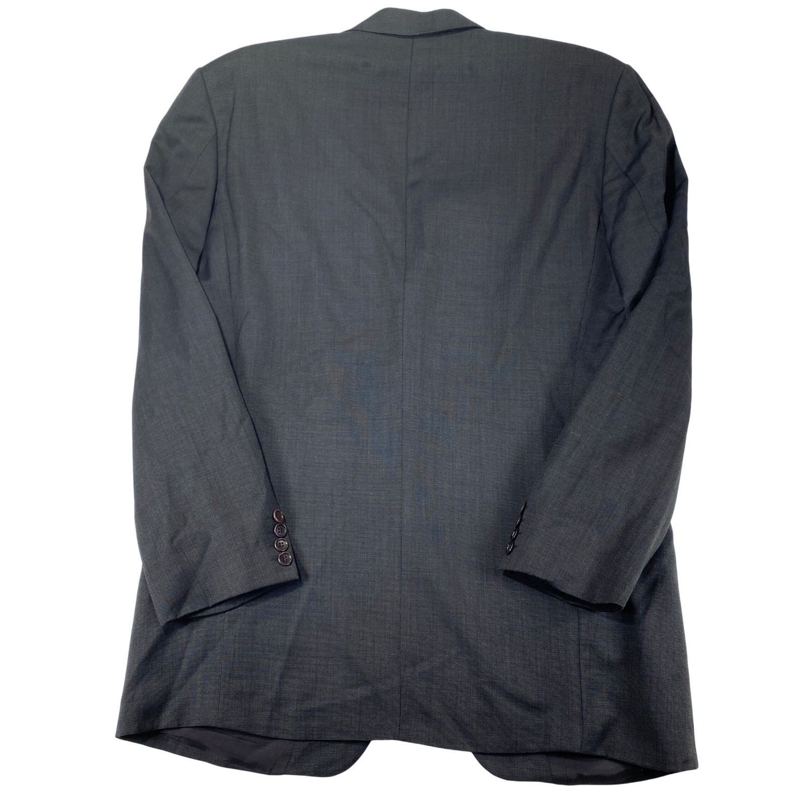 Hugo Boss Blazer Sport Coat Mens 42 L Long Gray 100% Wool Super 100s Jacket thumbnail 2