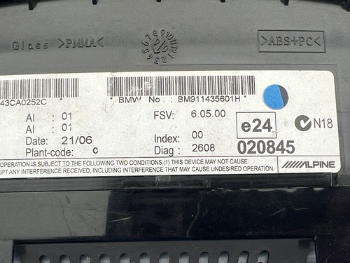 2006 2007 2008 OEM BMW CCC Navigation Monitor Screen iDrive 8.8 E60 E90 E91 E92 - Picture 7 of 9