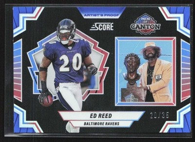 Ed Reed 2025 Score Men of Canton Artist's Proof /35 #6 Baltimore Ravens