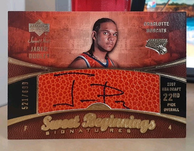 2007-08 Sweet Shot #d/699 Jared Dudley #104 Rookie Auto RC BOSTON COLLEGE EAGLES