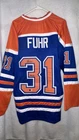 Grant Fuhr Signed Oilers Jersey HOF 2003 Inscribed Auto Beckett COA NHL