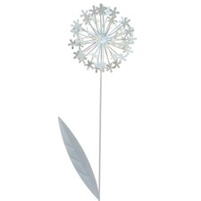 Stecker Pusteblume 3D Metall L 47cm Gartenstecker Blumenstecker Beetstecker