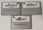 Nintendo Super Famicom Lot of 3 - Final Fantasy IV V VI - DOcx56