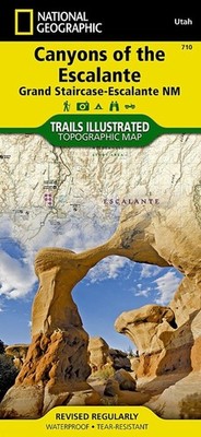 Canyons of the Escalante Map: Trails Illustrated Maps by Nat Geo Maps (English)