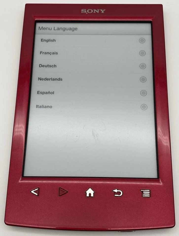 Sony PRS-T2 2GB eBook WLAN 15,2 cm (6 Zoll) Scharlachrot eReader Digitales Buch - Bild 2 von 4