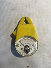 Vintage Amprobe AC Volt Ammeter Ohmeter Yellow 