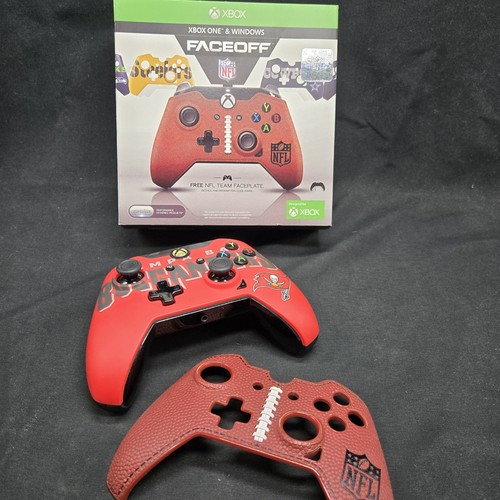 Xbox Controller Football Xbox One Wired Controller NFL Football Faceoff Controller USB Tampa Bay ...