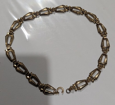 #ad Vintage Gold Filled Necklace 1 20 12KT 32.3 Grams Scrap Or Repair $109.99