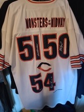 Chicago Bears Signed Jersey Mike Singletary Dick Butkus Brian Urlacher