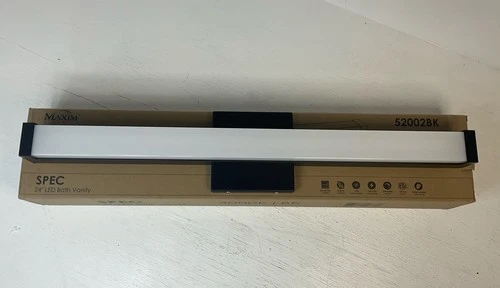 Maxim Lighting Spec 24" Wide Rectangular LED Bath Bar, 52002BK - Black - Picture 4 of 11