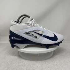 Nike Alpha Menace 4 Pro White Navy Football Cleats Men’s Size 11 FD7037-104 NEW