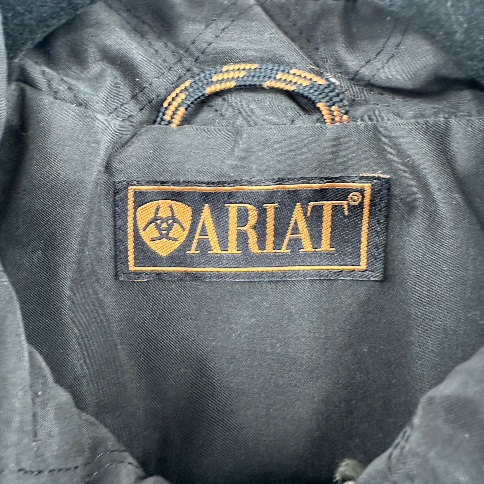 Ariat Quilted Full Zip Jacket Black Women's Size Small