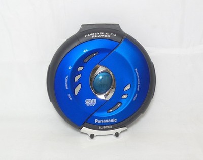 Panasonic　SW Panasonic ShockWave Water Resistant Portable CD Player - Blue (SL