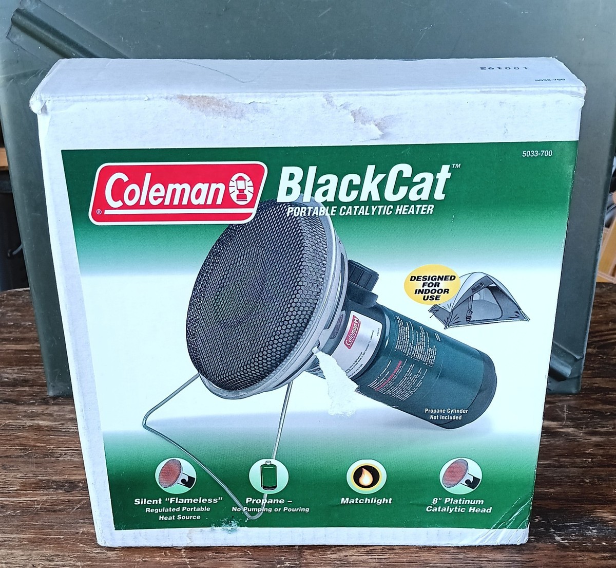 Coleman Blackcat Platinum Cat Heater Coleman BlackCat Portable