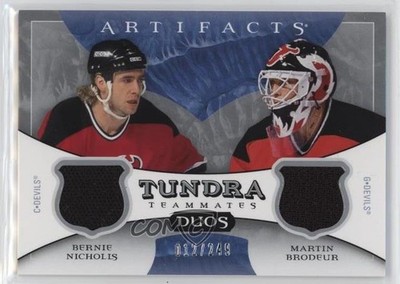 2022 Artifacts Tundra Teammates Duos /249 Bernie Nicholls Martin Brodeur HOF ez4