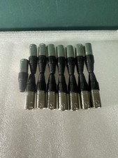 Lot of 15 Unbranded 4-Pin XLR Male Cable Connectors   New Audio Parts