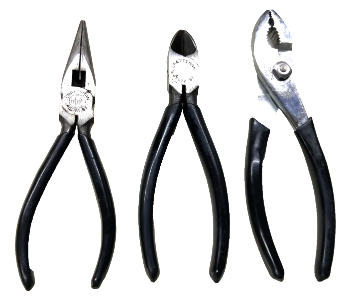 CRAFTSMAN BF-Series 3-Piece Plier Set Includes 45081 45072 45378