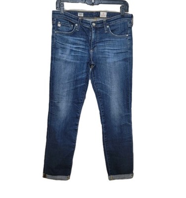 Adriano Goldschmied Stilt Roll-Up Cigarette Roll-Up Medium Wash Denim Jeans 29R