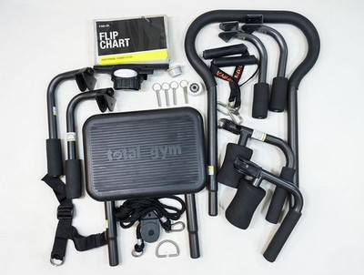Total Gym Force Part & Accessory - Squat Stand AbCrunch Dip Bar Pins DVD +More