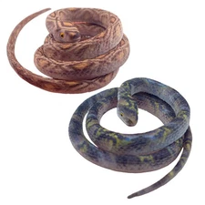 Fake Snake Realistic Snake Trick Prank Toy 70cm Long Soft Rubber Snake