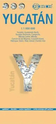 Yucatan 1 : 1 000 000. Road Map + City Maps | (Land-)Karte | Borch Maps | 2 S.