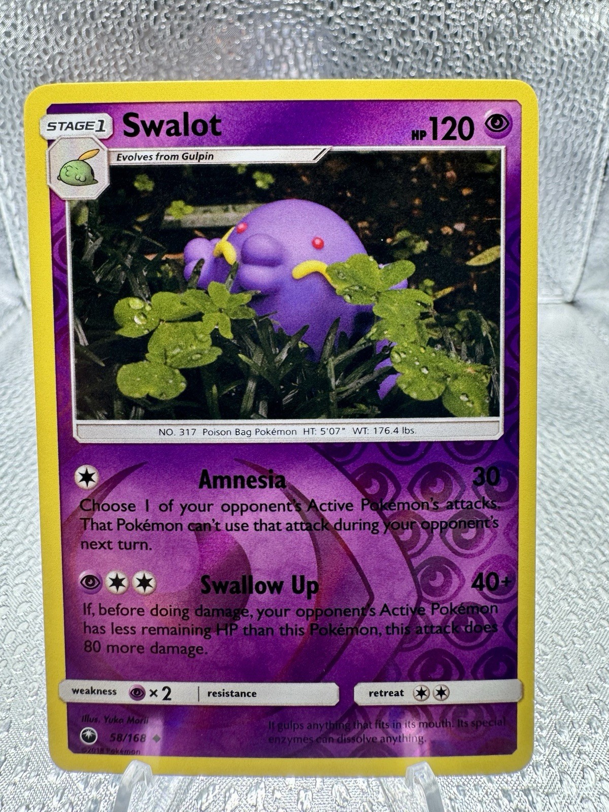 Swalot 58/168 Sm-Celestial Storm Reverse Holo