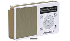 Nordmende Transita DAB Radio (UKW) Sender Stereosound weiss gold Neuwertig
