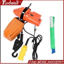 Findmall 2200lbs Electric Chain Hoist Single Phase Crane Hoist 10 FT Lifting