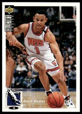 David Wesley 1994-95 Collector's Choice #112 New Jersey Nets