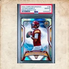 Jayden Daniels 2024 Topps Resurgence #196 Prism Refractor PSA 10 GEM MT