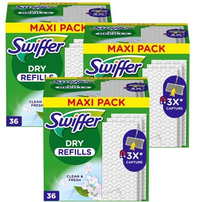 3x Swiffer Staubtücher für Bodenwischer 36 Stück Trockentücher Bodentücher #13