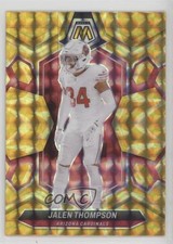 2024 Panini Mosaic Reactive Yellow Mosaic Prizm Jalen Thompson #6 1e3h