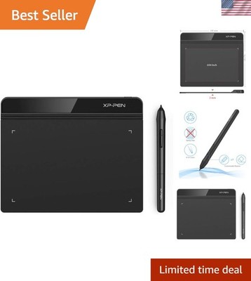 Drawing Tablet XPPen Star Digital Graphic Tablet 6x4 Inch Art Tablet with Bat...