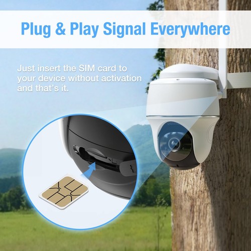 EIOTCLUB Prepaid 4G LTE SIM Card, No Contract Wireless, USA Compatible with N... - Picture 4 of 7