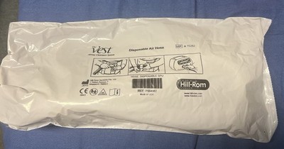 Hill-Rom P004982 Vest Disposable Air Hose, New, Sealed - Free Shipping